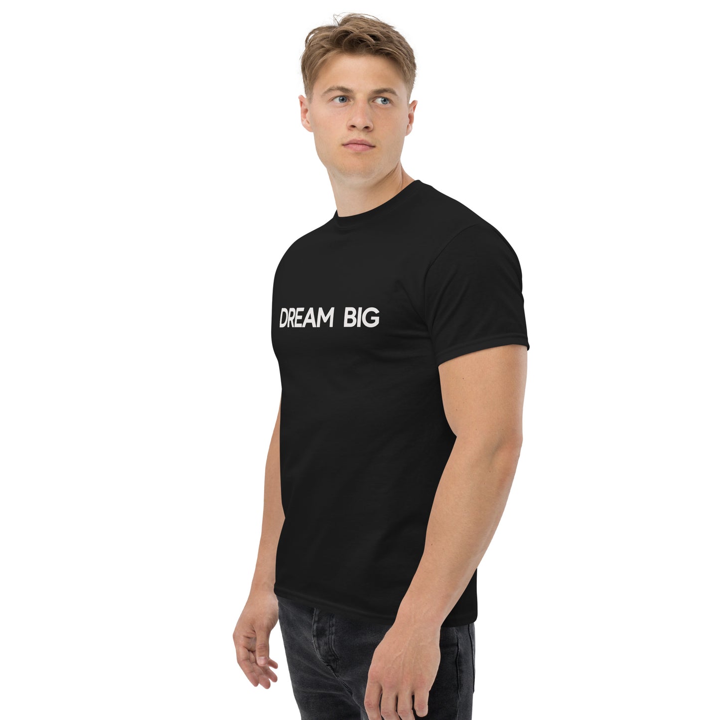 Dream Big - Luxury Men's Black T-Shirt