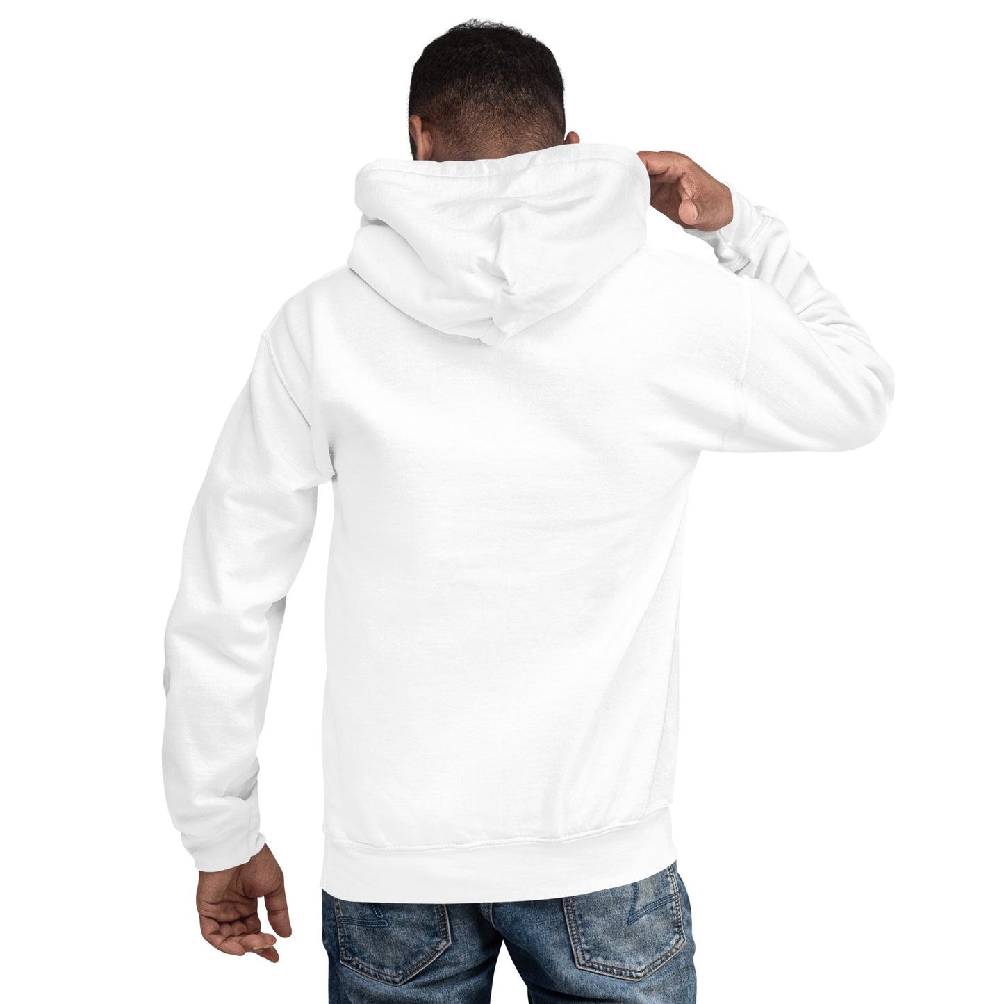 Amplify Your Why - Stealth - Luxury Men's White Hoodie