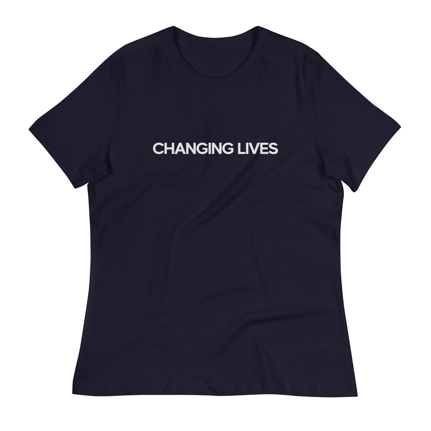 Changing Lives - Luxury Women's Black T-Shirt