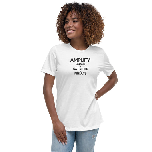 Amplify - Luxury Women's White T-Shirt