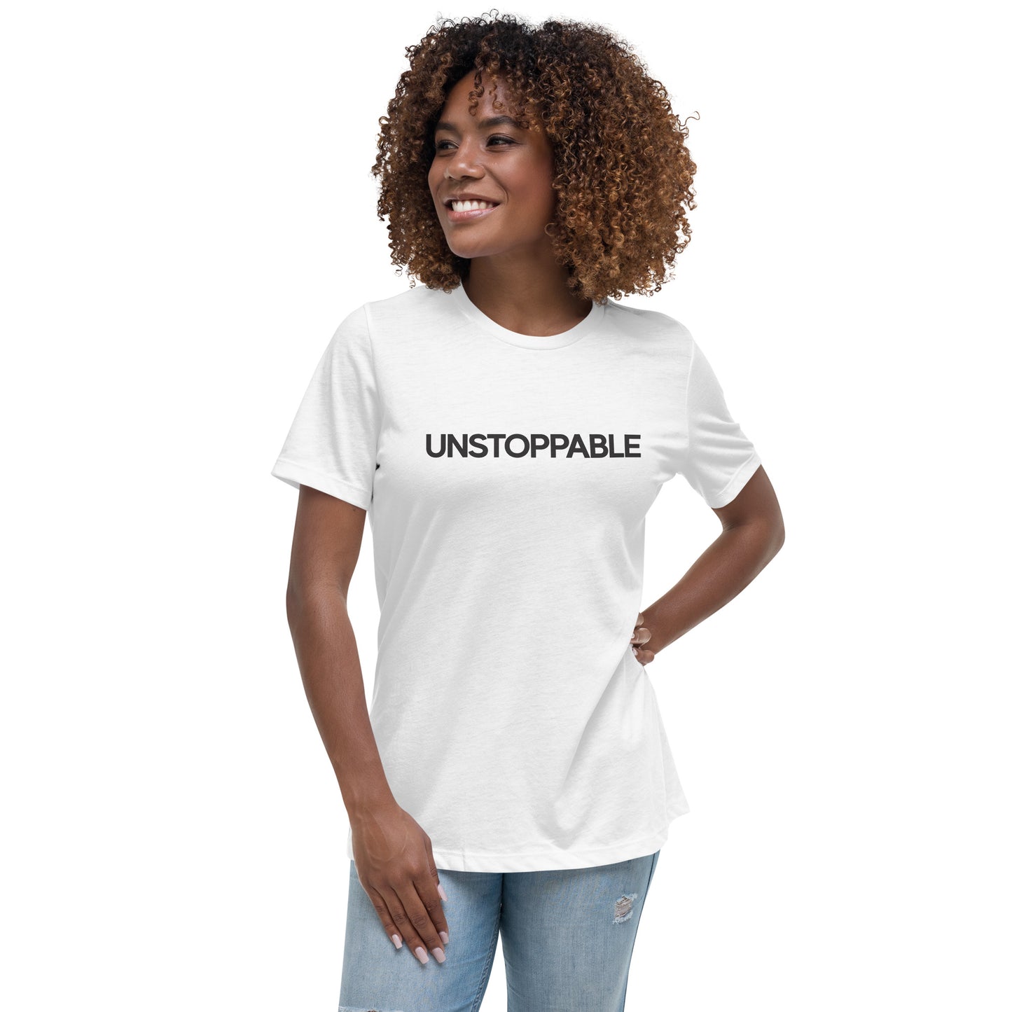 Unstoppable - Luxury Women's White T-Shirt