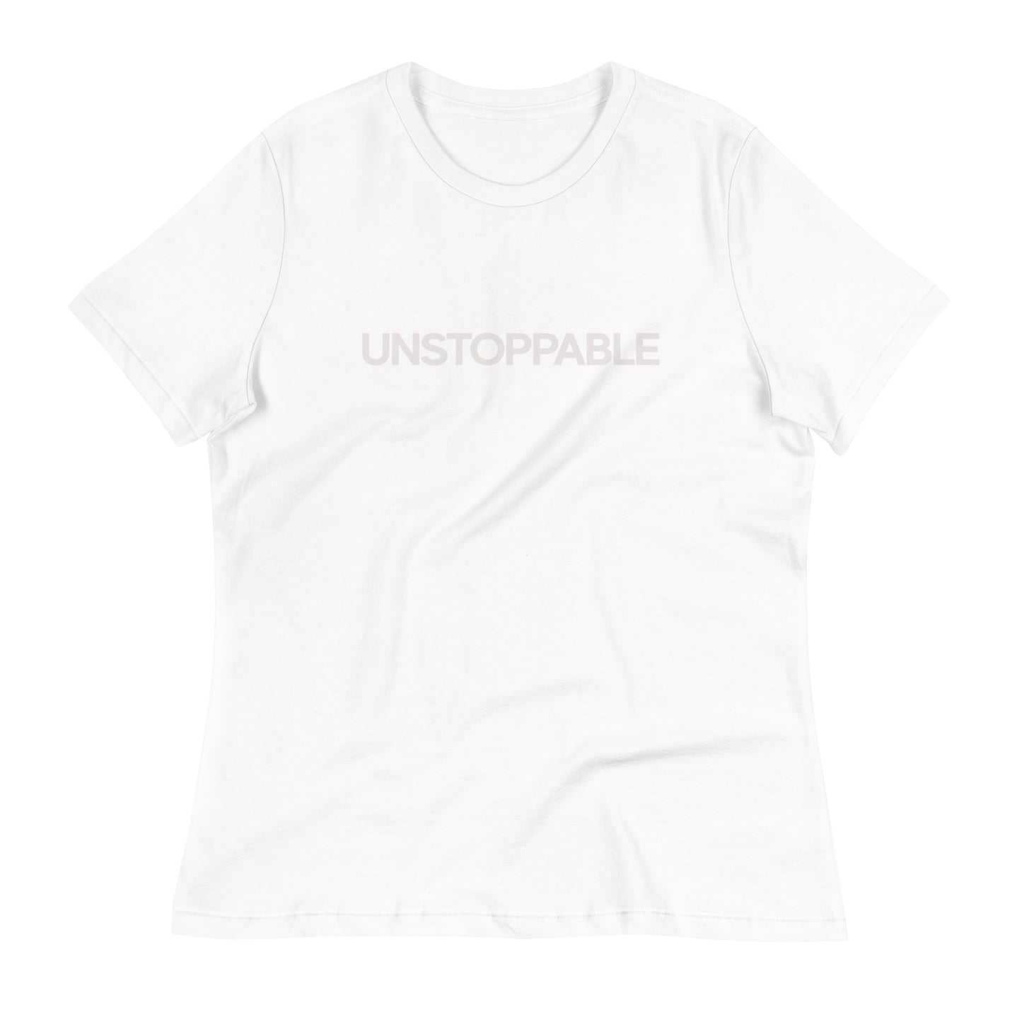 Unstoppable - Stealth - Luxury Women's White T-Shirt