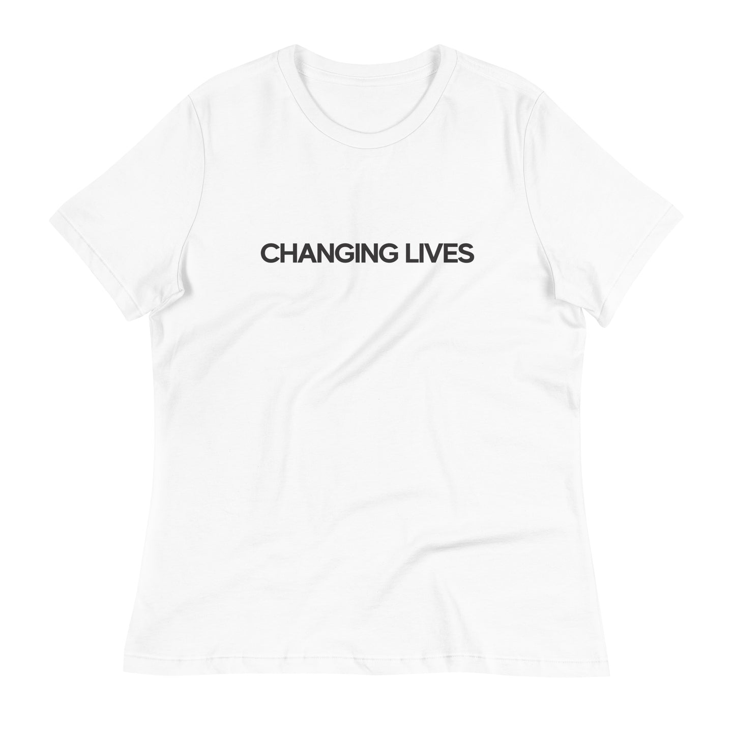 Changing Lives - Luxury Women's White T-Shirt