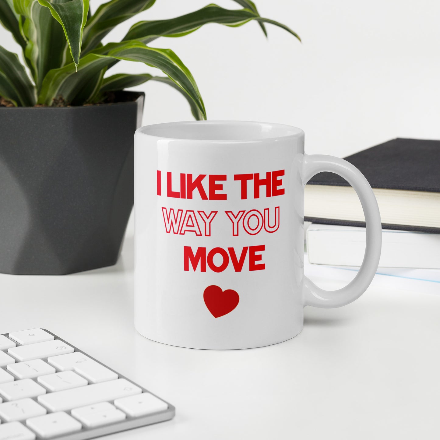 I Like The Way You Move - Red - White Glossy Mug - ON SALE NOW